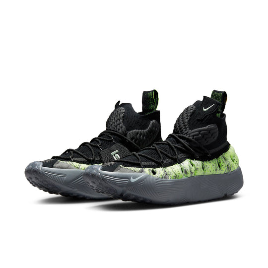Nike ISPA Sense Flyknit 'Black Neon Green' CW3203-003