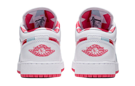 (GS) Air Jordan 1 Low 'Topaz Mist' 554723-104 Retro Basketball Shoes  -  KICKS CREW