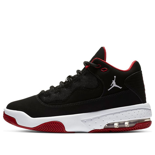 (GS) Air Jordan Max Aura 2 'Black Gym Red' CN8094-016 Big Kids Basketball Shoes  -  KICKS CREW