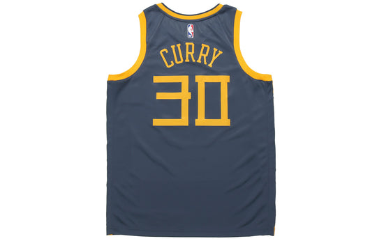 Nike NBA Jersey SW Fan Edition 18-19 Season Golden State Warriors Stephen Curry Warrior 3 0 City limited Blue AJ4610-428