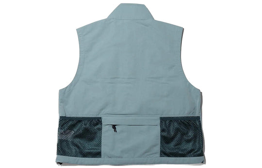 Nike Acg Outdoor Multiple Pockets Colorblock Stand Collar aviator vest Asia Edition Green 'Aviator Grey Deep Jungle' BQ7290-041