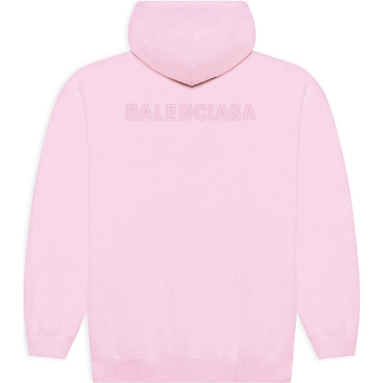 (WMNS) Balenciaga SS21 Loose Version Back Alphabet Hoodie Pink 578135TJVA85700