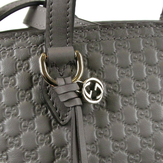 (WMNS) Gucci Leather One-Shoulder Crossbody Handbag Grey 449241-BMJ1G-1226