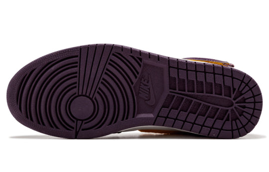 Air Jordan 1 High Strap 'Grand Purple' 342132-571 Retro Basketball Shoes  -  KICKS CREW
