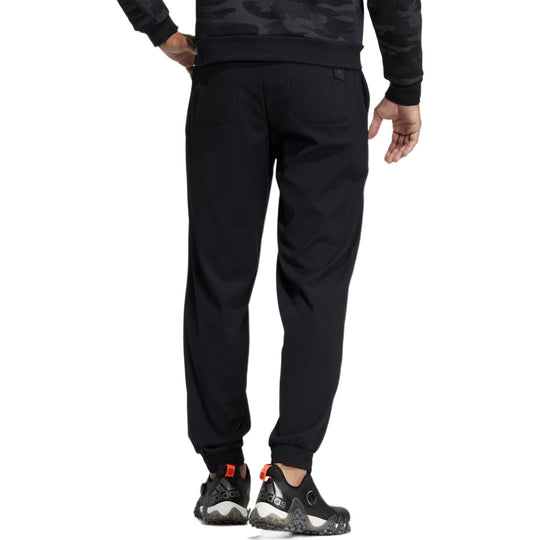 adidas Solid Color Bundle Feet Golf Sports Pants Men's Black HG3253