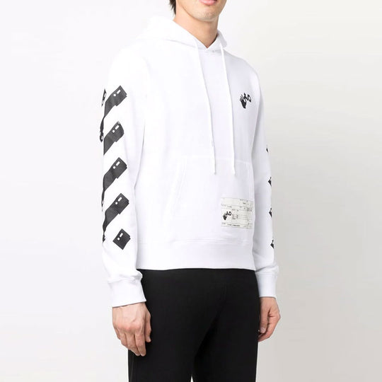 Men's Off-White x Teenage Engineering Crossover Pullover White OMBB034T22FLE0010110