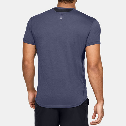 Men's Under Armour Streaker Series Running Sports Short Sleeve Blue 1326579-497