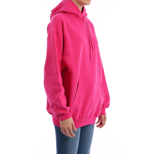 (WMNS) Balenciaga Classic Logo Minimalistic Solid Color Hoodie Pink 570798THV775630