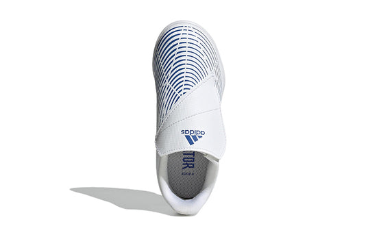 (GS) adidas Predator Edge.4 Vel TF Turf 'White Blue' GZ7198