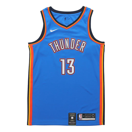 Nike NBA SW Fan Edition Team limited Jersey 2019-20 Season Thunder George No. 13 Blue AV4955-404