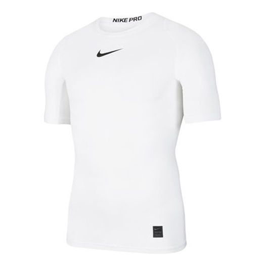Men's Nike Pro Sports Tight Short Sleeve White T-Shirt CT8460-100