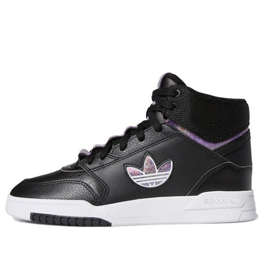 (WMNS) adidas originals Drop Step XL 'Black White Purple' FY3226