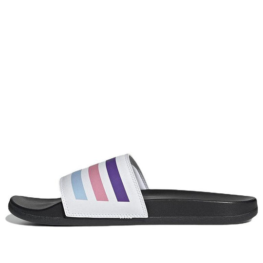 adidas Adilette Comfort Sandals 'White Purple Pink' GZ4690
